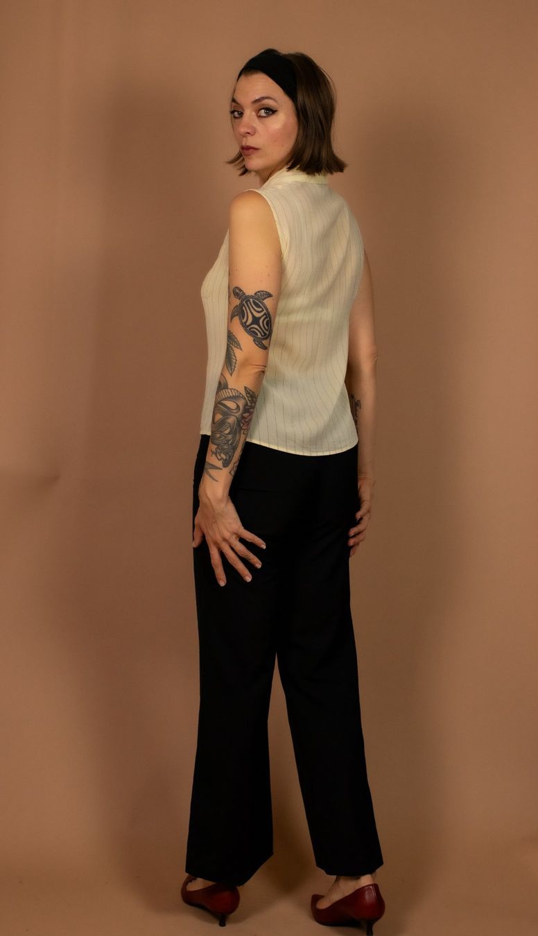 Max Mara Blusen: MAX MARA White Silk Blouse - Size S – Gebraucht aus Hombrechtikon von BAZ-Vintage 5