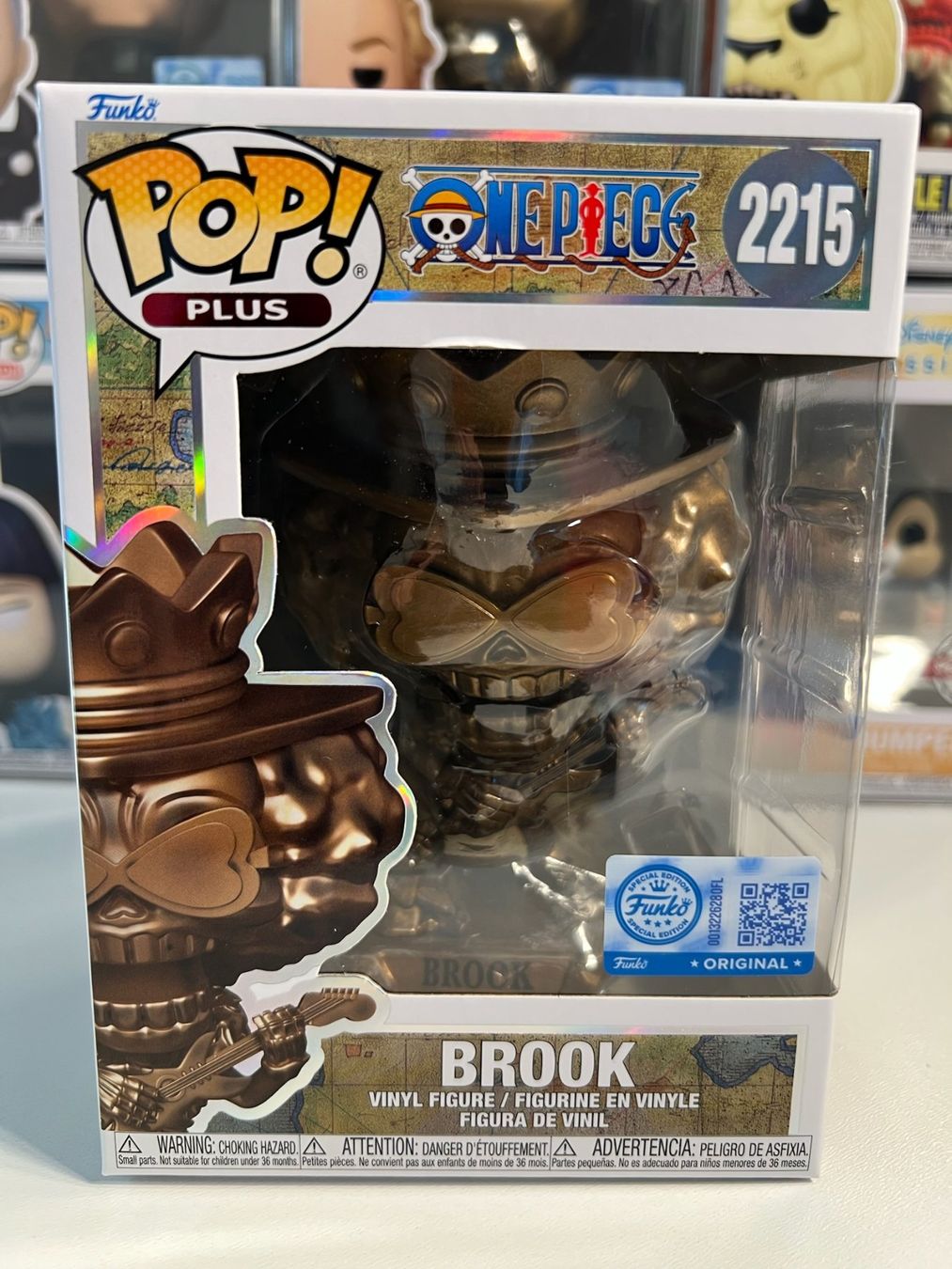 Funko Statuette: Funko POP! Plus Animation One Piece 25th Anniversary Brook – Nuovo e nell'imballaggio originale da Le Mouret venduto da perfectbijou