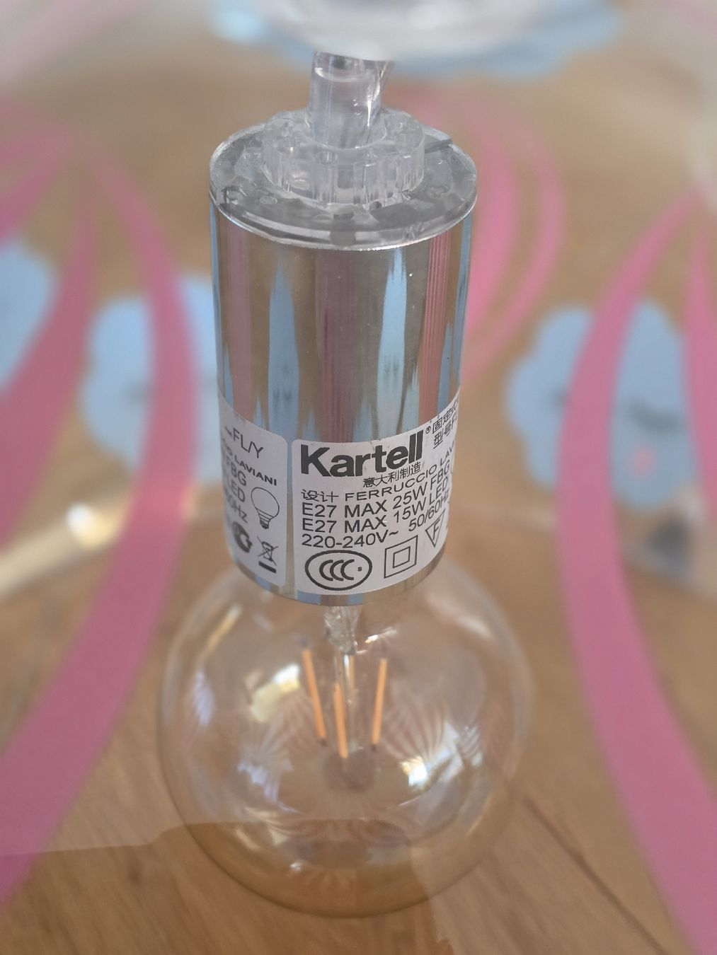 Kartell Lampadari & plafoniere: Designklassiker Deckenleuchte Kartell FLY Transparent – Usato da Dielsdorf venduto da Hk1976 5