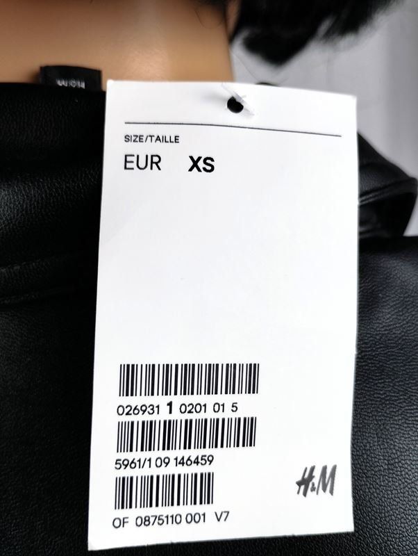 H&M Vestiti: H&M Kunstleder Kleid Gr. XS – Usato da Schübelbach venduto da Restwert_Schubelbach 4