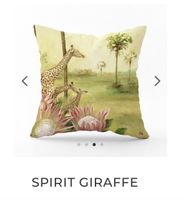 50x50cms Spirit Giraffe Scatter Cushion COVER