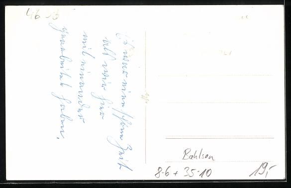 Cartoline postali: Foto-AK Bahlsen, Gruppenbild vor einem C – Usato da Berlin venduto da bartko-reher 1