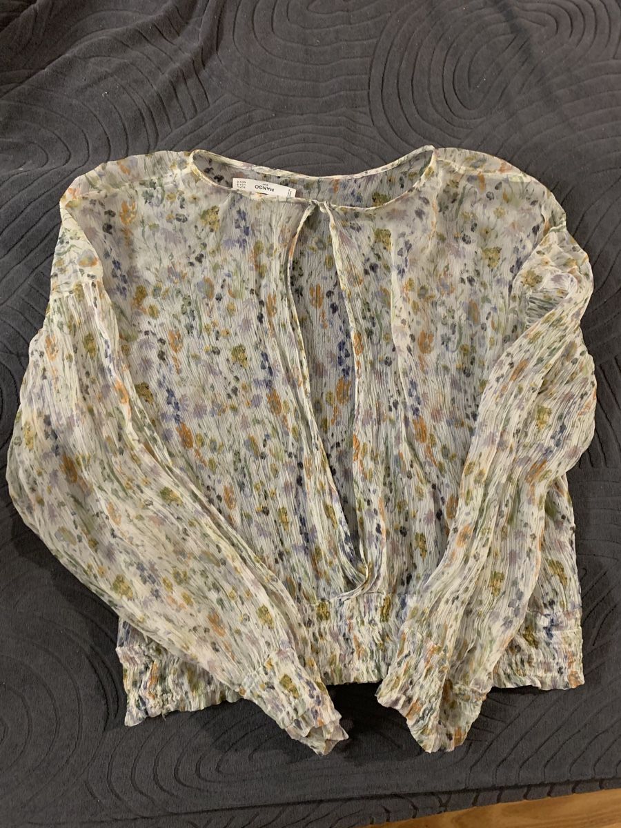 Mango Camicette: Schöne luftige Damen Bluse Oberteil Mango Grösse M – Usato da Ostermundigen venduto da des_t9vv 3