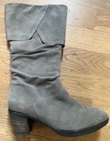 Stiefelette aus Wildleder olivgrün von Desigual
