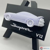 Toyota Supra V12 Layered 3D Printed Sculpture