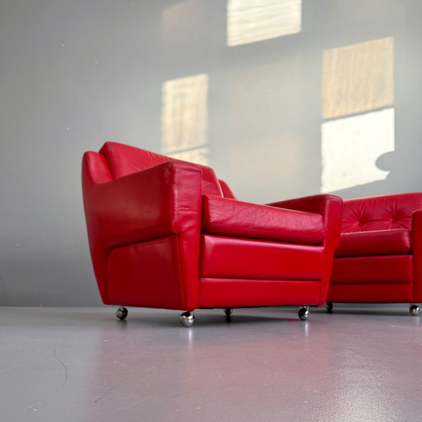 Sessel: Rollende Vintage Leder Sessel – Gebraucht aus Uetikon am See von StudioVintage 9