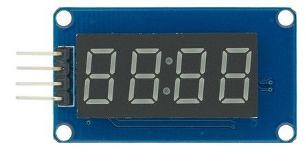 Arduino Componenti elettronici: 4-Zeichen Segment-Display (Rot) mit TM1637 Treiber IC – Nuovo e nell'imballaggio originale da Pratteln venduto da Twehrli2 1