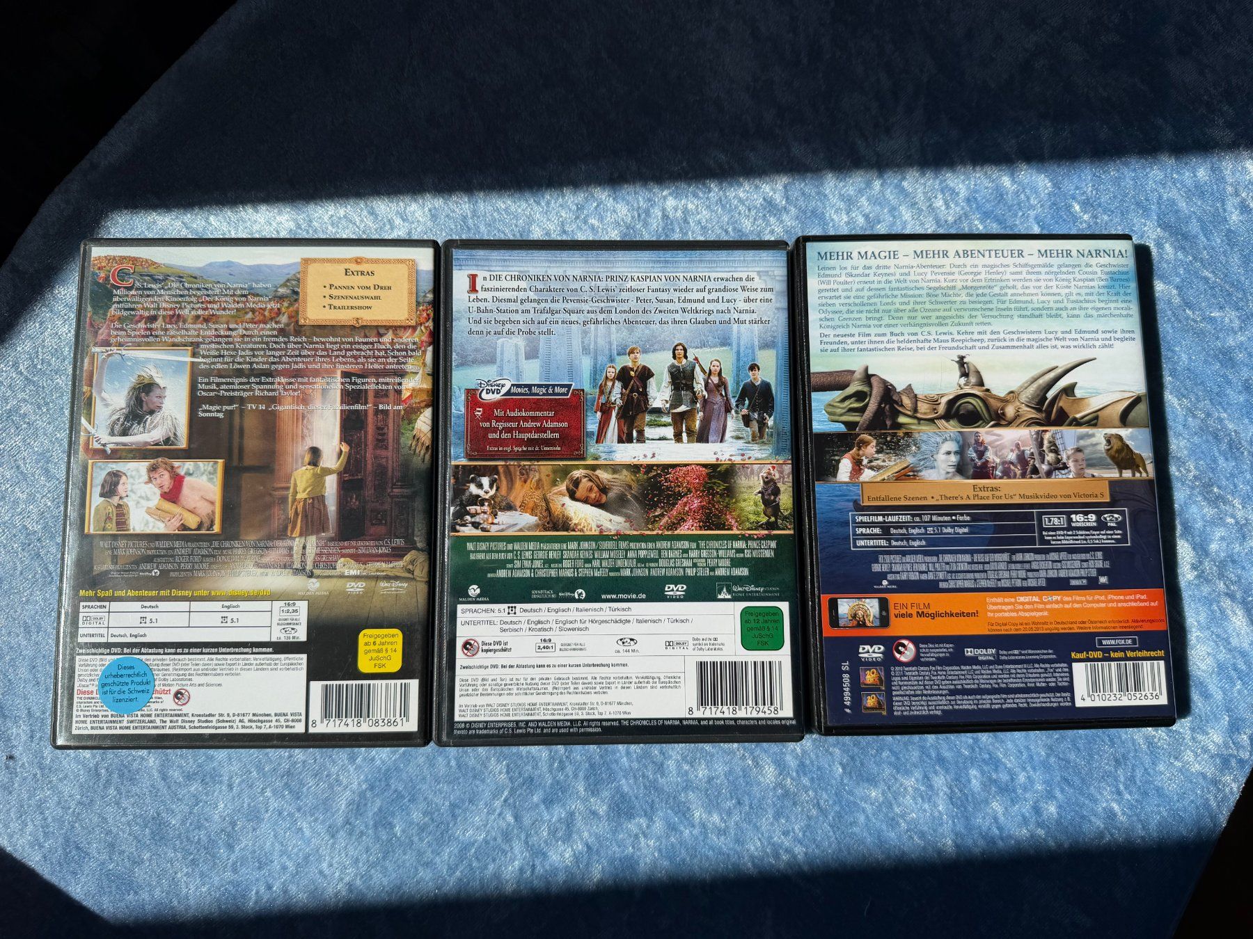 Tutti i DVDs: Narnia 3 Teile – Usato da Brunnenthal venduto da Eco07 1