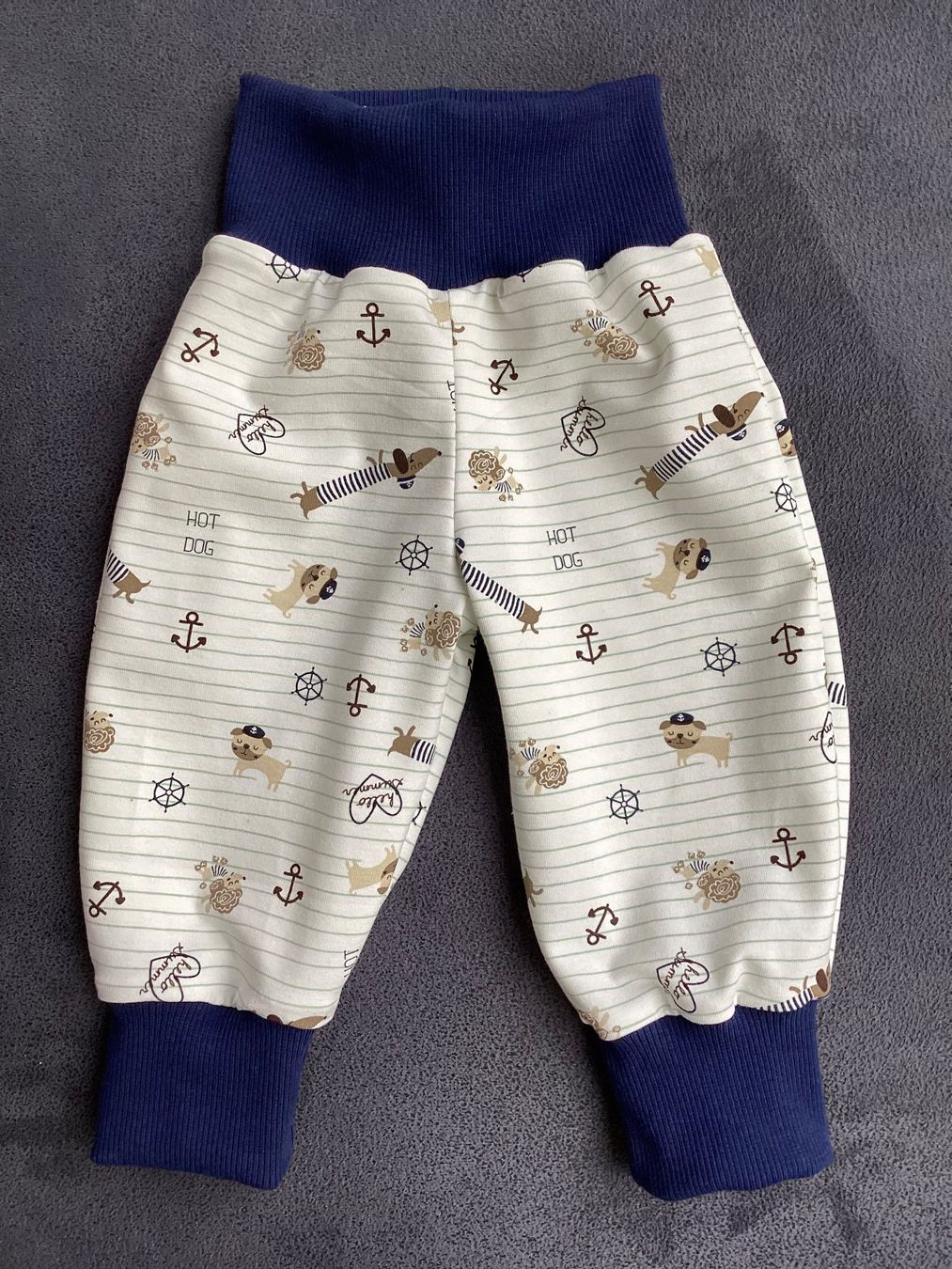 Pantaloni: NEUE Pumphose Hunde, Maritime 62/68 – Nuovo (secondo la descrizione) da Adliswil venduto da Bolline