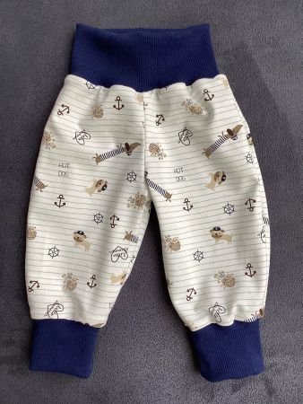 NEUE Pumphose Hunde, Maritime 62/68