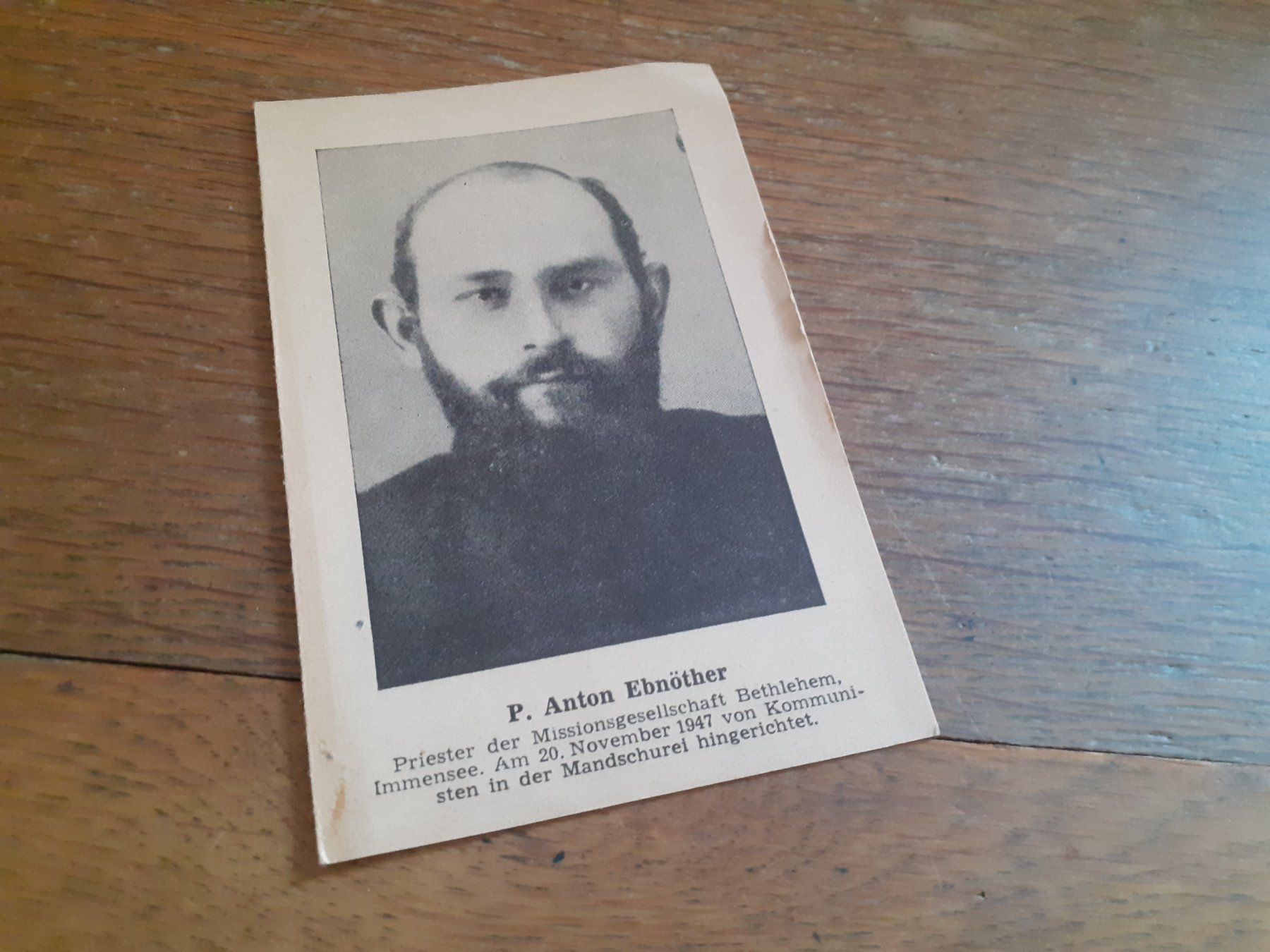 Livres: PATER ANTON EBNOETHER - NACHRUF - 1947 - IMMENSEE – D'occasion à Winterthur par Ornyx7