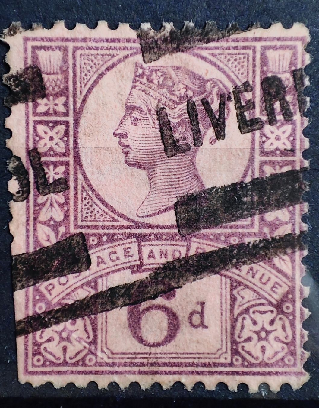 Alle Briefmarken: Briefmarke GB 1887-1892 Queen Victoria – Gebraucht aus Lenzburg von Dani_Lenzburg 1