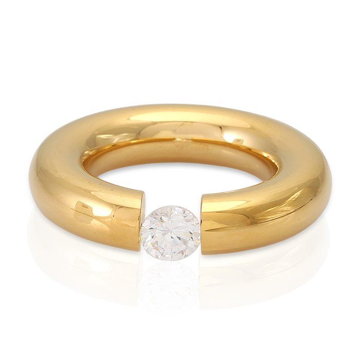 ANAZOZ Edelstahl Ring Mit Gravur - Eheringe Für Damen & Herren | Größe 47-70 | Mit Zirkonia