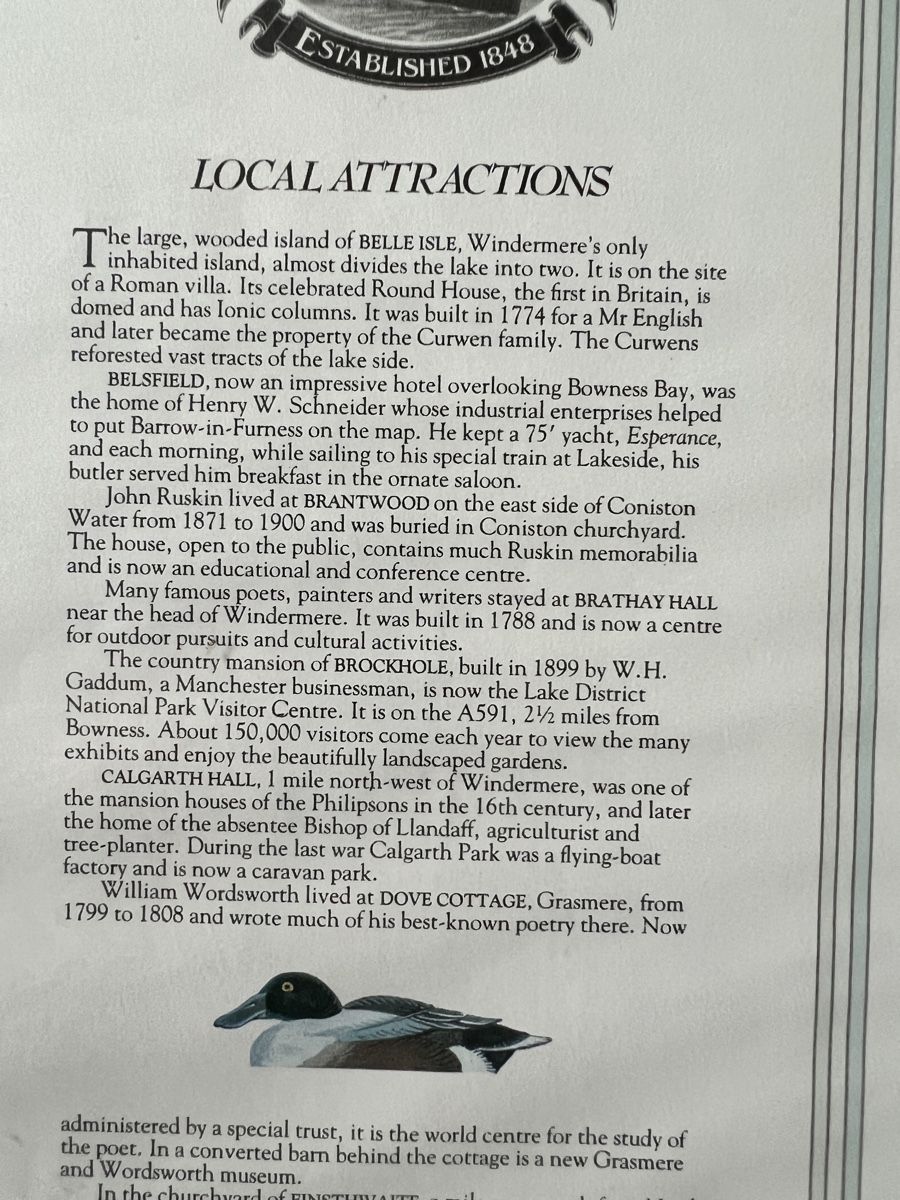 Posters & Illustrations: Windermere-Bild gerahmt Lake District – D'occasion à Neuenegg par Magosaurus 4