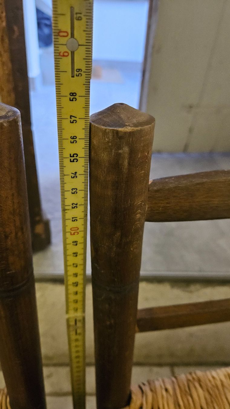 Stühle: 2 sedie per bambini in legno e paglia – Gebraucht aus Melano von H-Sara 4