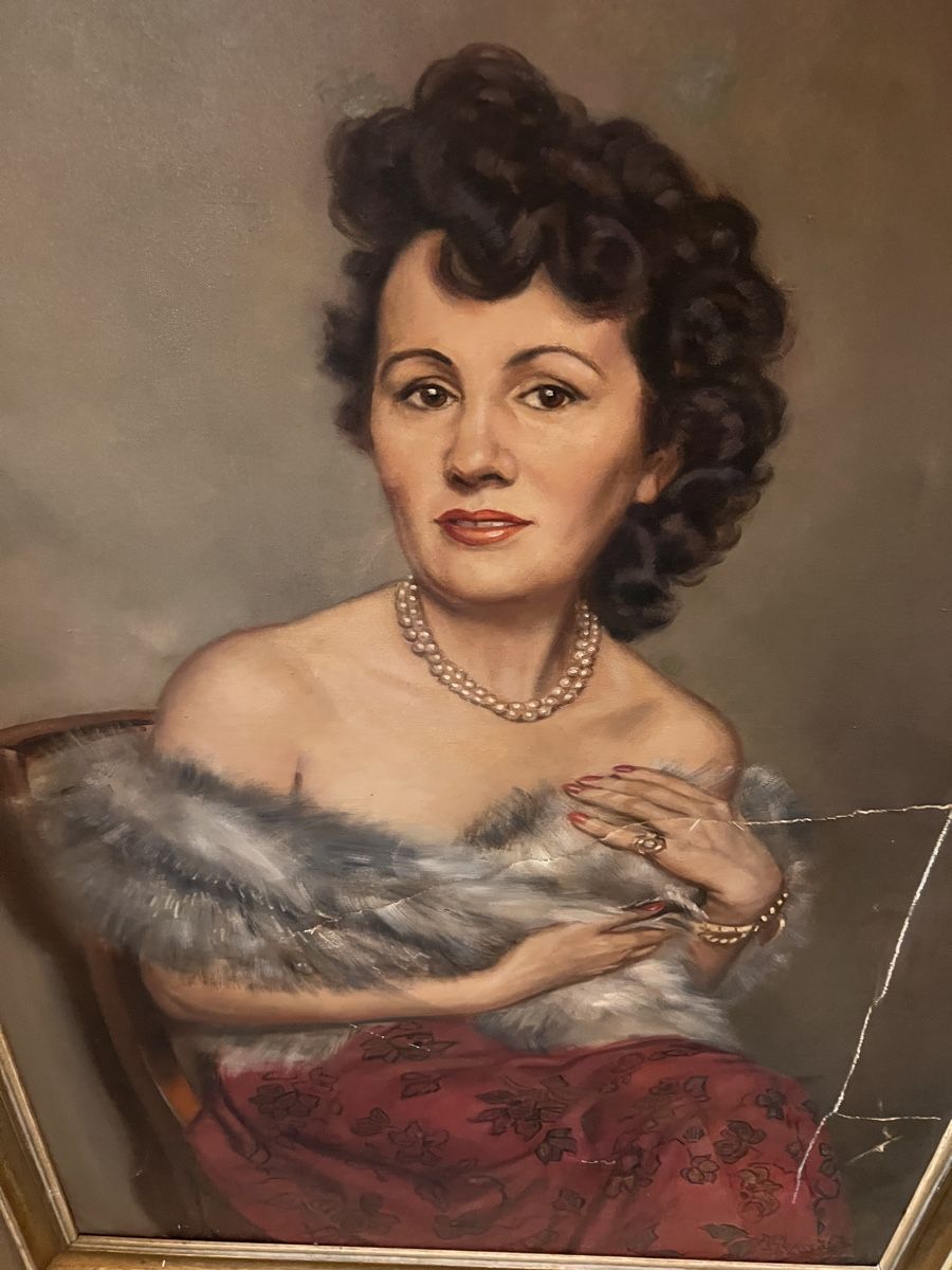 Gemälde: Portrait signé BENJAMIN STRASSER 1949 – Defekt aus Genève von Qanil77 1