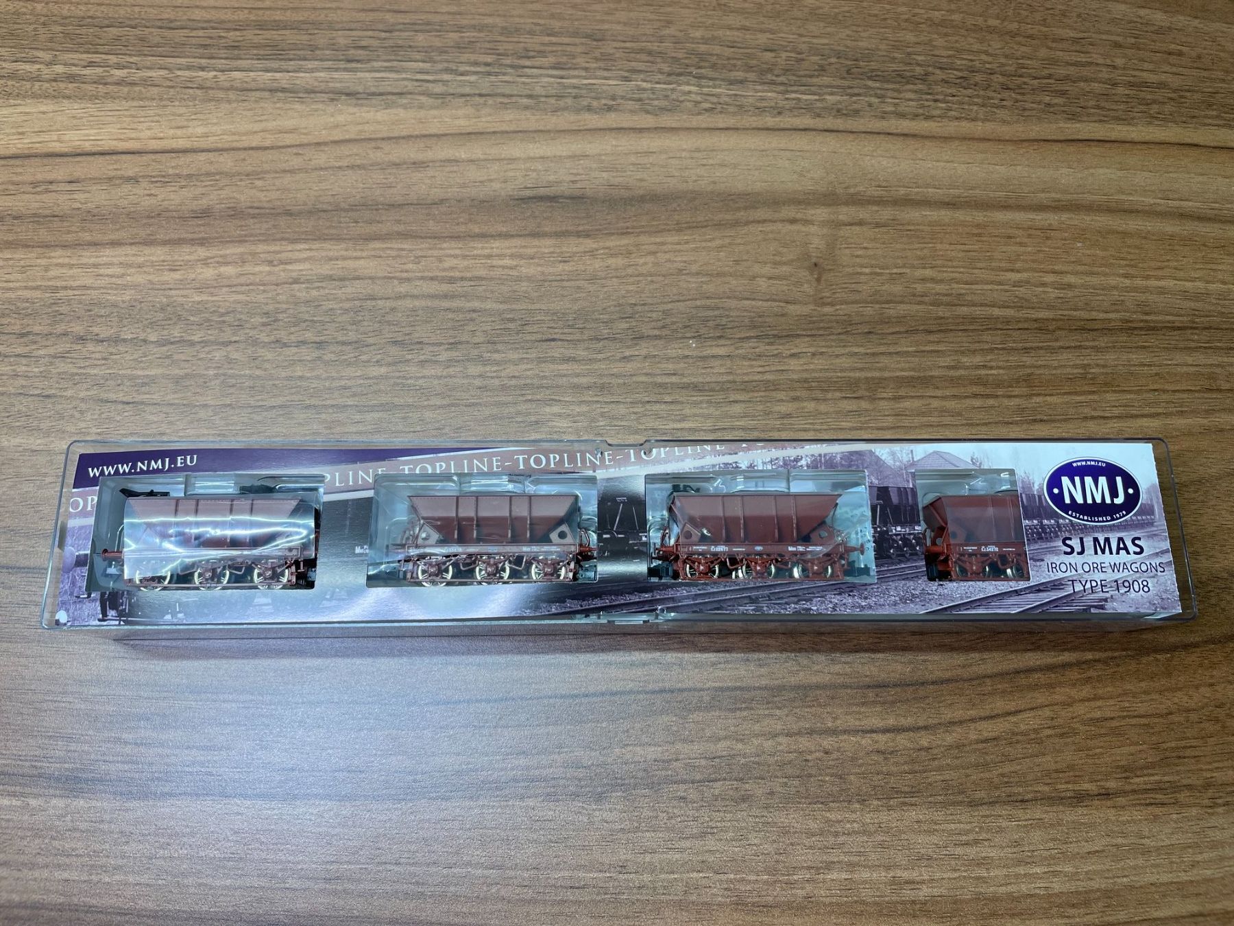 Modellini di ferrovie: NMJ 4 Stk. Erzwagen MAS der SJ in DC – Usato da Villmergen venduto da Mfritz 3