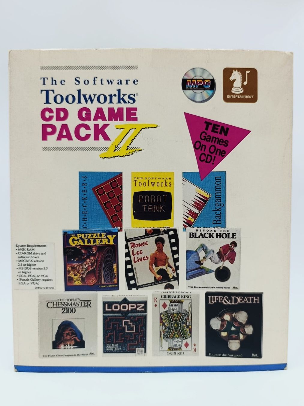 Giochi: Retro PC Game Software Toolworks CD Game Pack II, Top! – Usato da Wil SG venduto da Donaldus