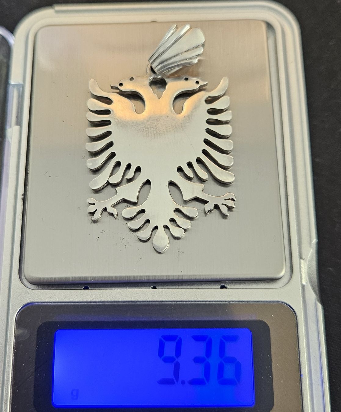 Ciondoli: Albanischer Adler Anhänger, Silber – Usato da Bern venduto da Respirit 7