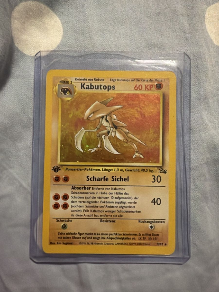 Pokémon Carte collezionabili: Kabutops 1 St Edidion Holo – Usato da Winterthur venduto da Baggio2