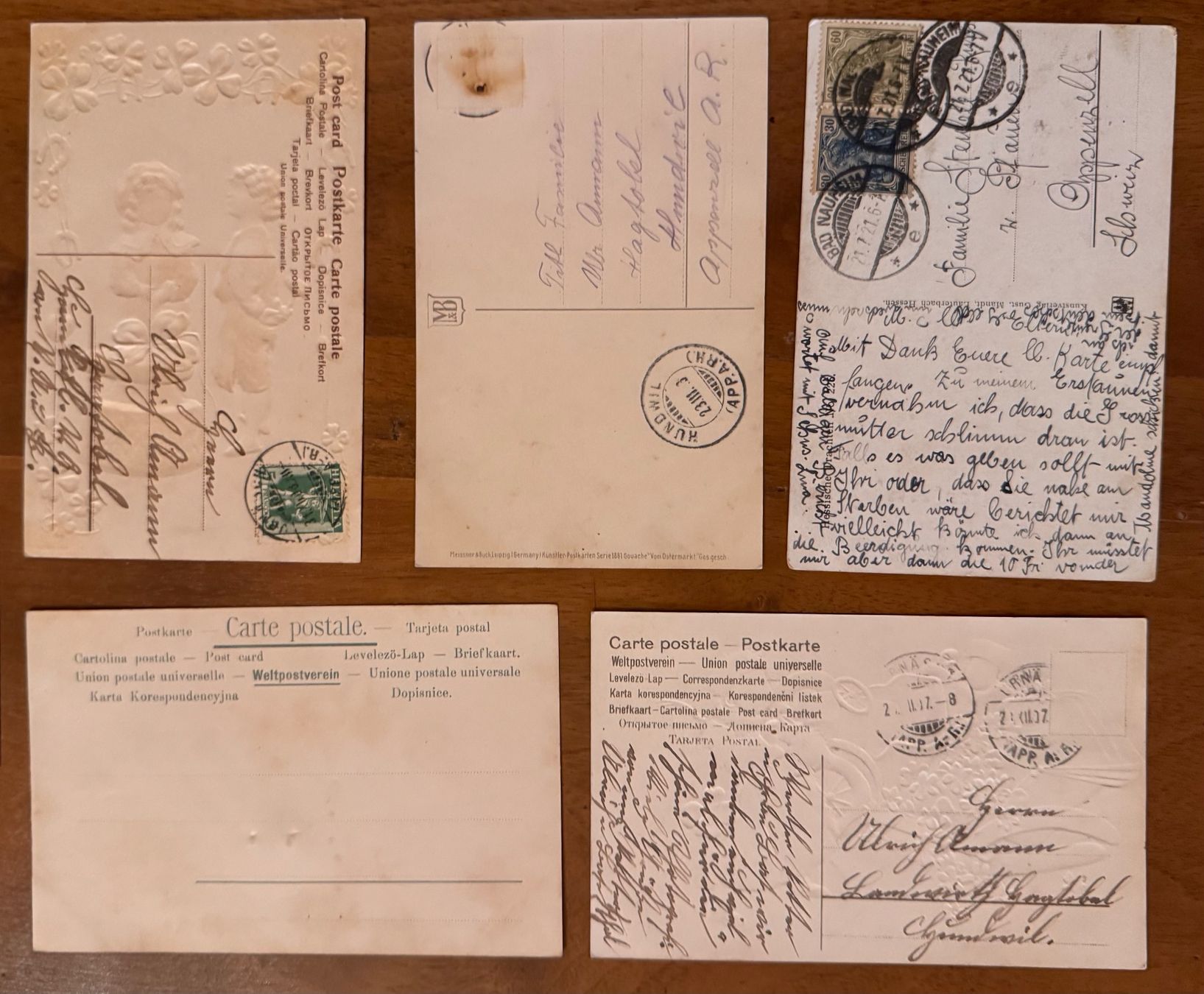 Cartoline postali: 19 Stück Alte Postkarten – Usato da Andwil SG venduto da Ariisa1234 9