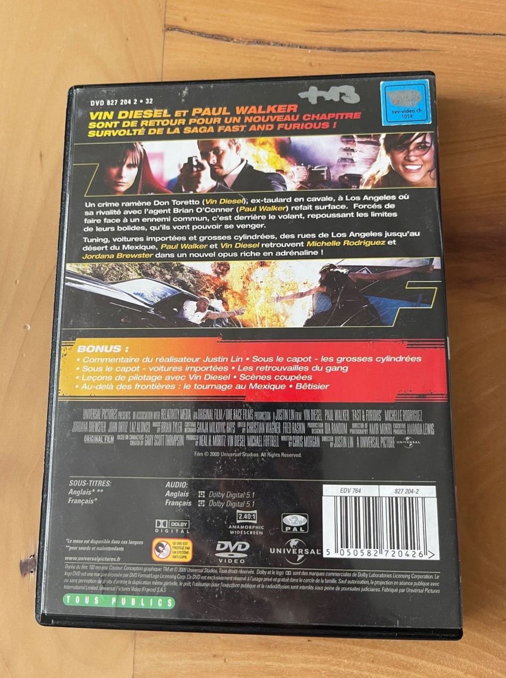 Tutti i DVDs: DVD Fast & Furious 4 – Usato da Lausanne venduto da reb_vpy7 1