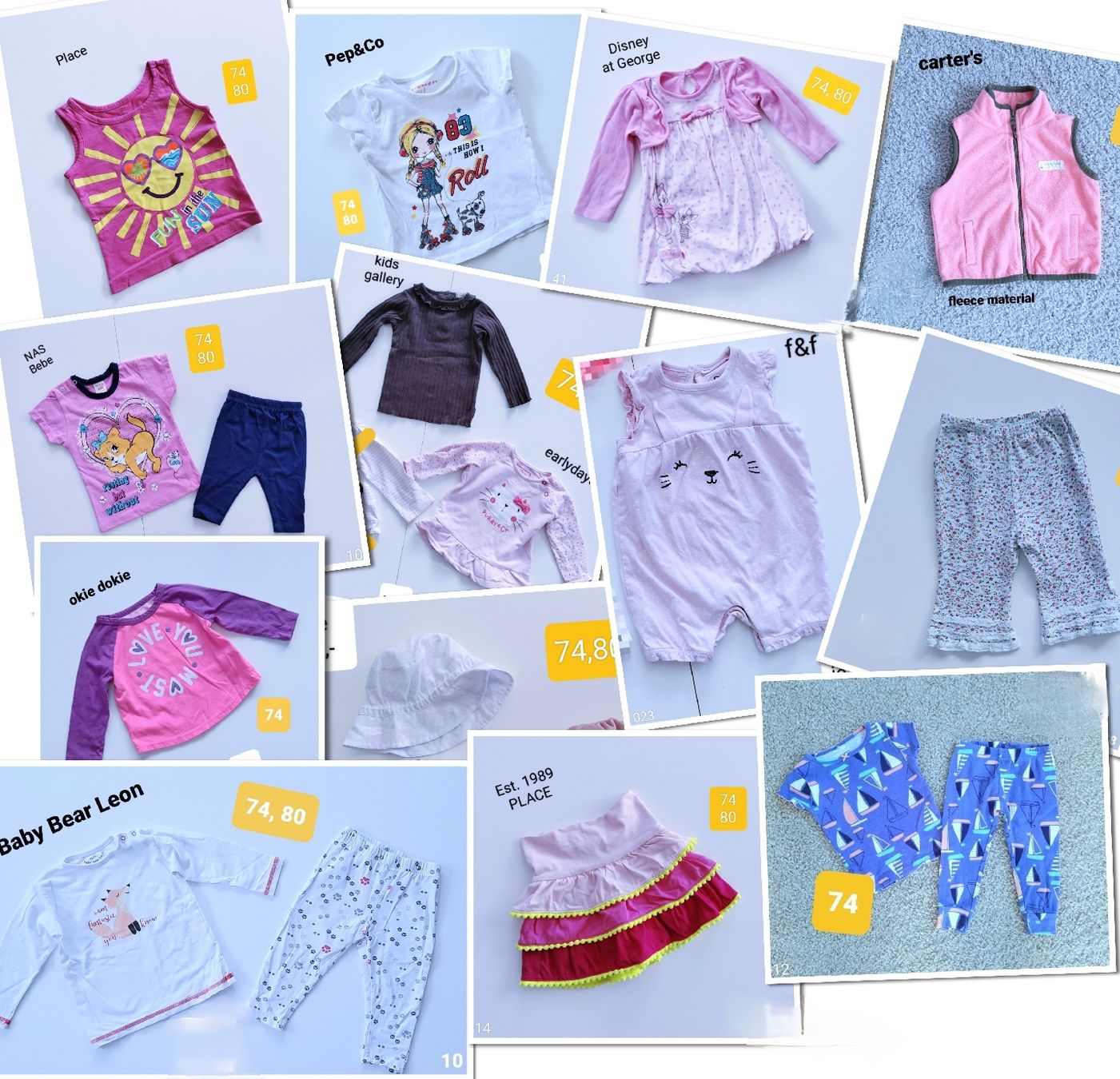 Lotti & Set di vestiti: Kinderkleider Paket, Gr. 74/80, 14 stuck – Usato da Trimbach venduto da agn_65dh