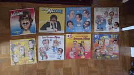 Lot 4 de 8 vinyles 33 tours — Les Grosses Têtes de RTL
