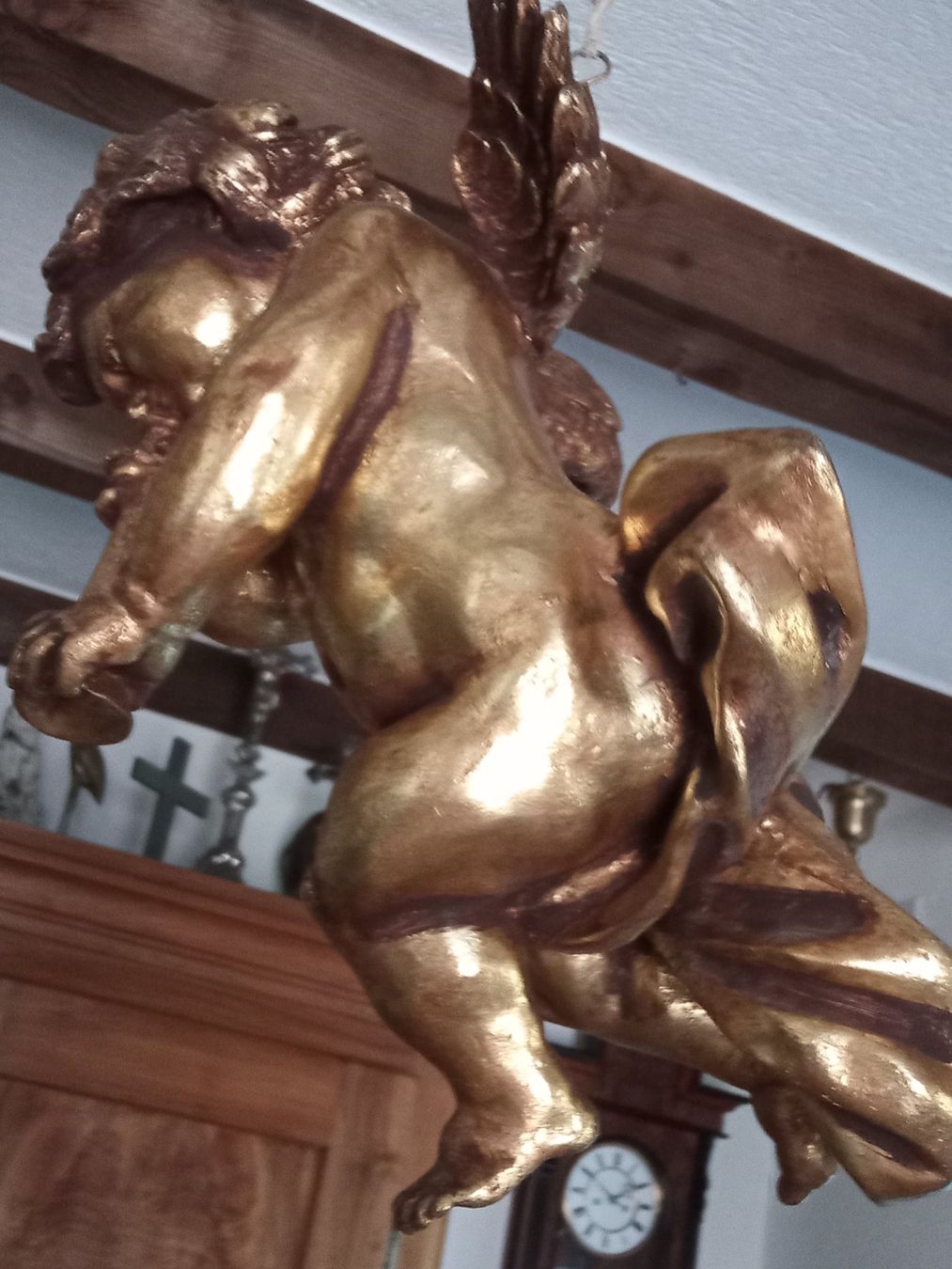 Statuette: Grosser Engel mit Trompete – Usato da Zürich venduto da edi_c2m6 6