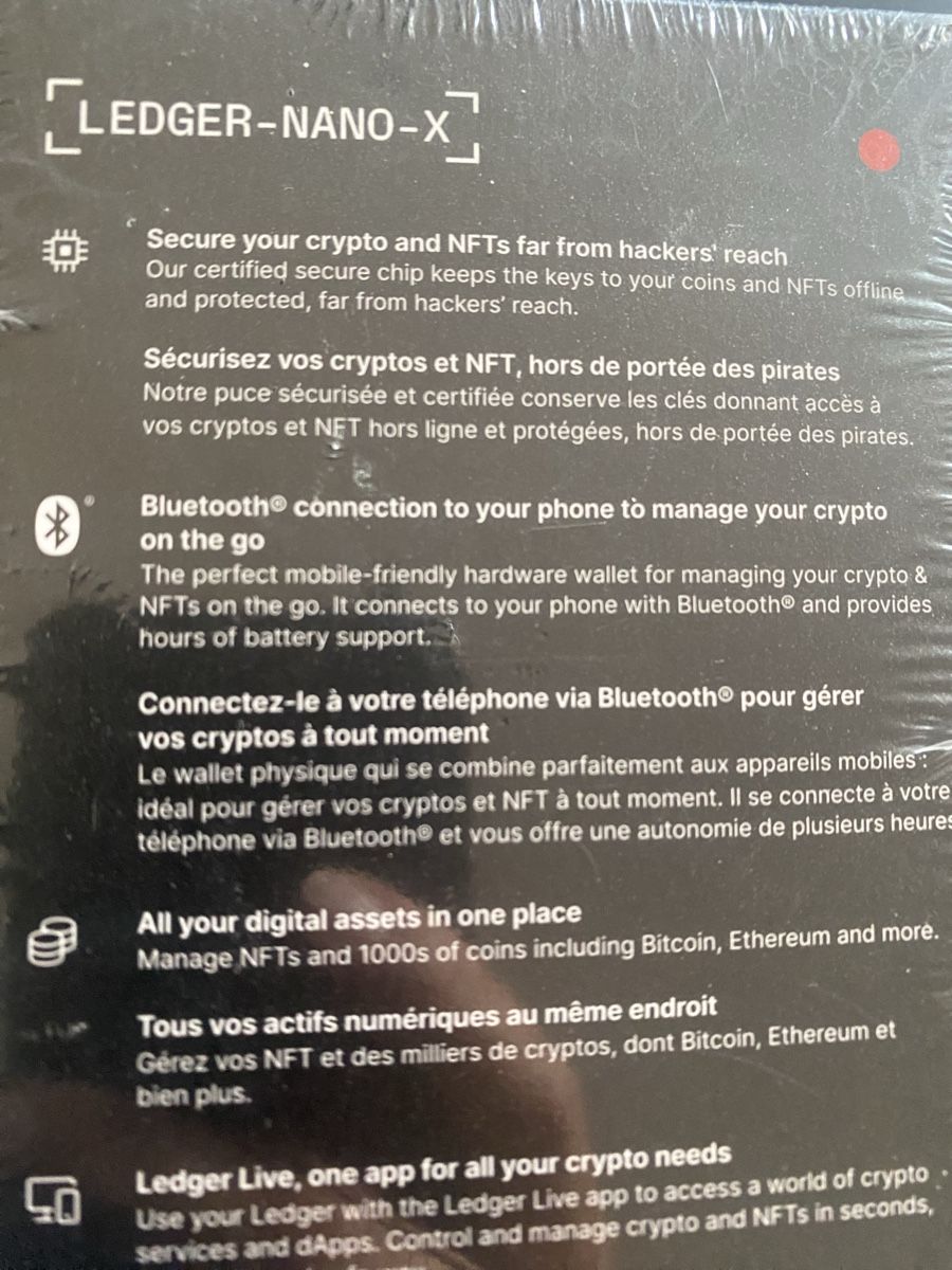 Brieftaschen: Crypto wallet Ledger Nano X - Orange Neu & Versiegelt! – Neu und originalverpackt aus Rorschacherberg von LUXUS24 1