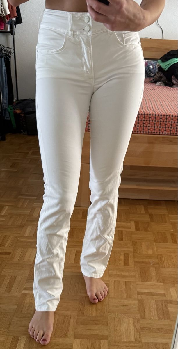 Salsa Pantaloni: Salsa Hose, weiss, Gr. S – Usato da Adliswil venduto da wio_78dl 1