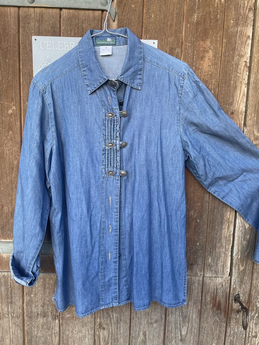 Camicette: Jeans Hemd/Bluse 40, 100% BW – Usato da Wildensbuch venduto da Mangosteen7