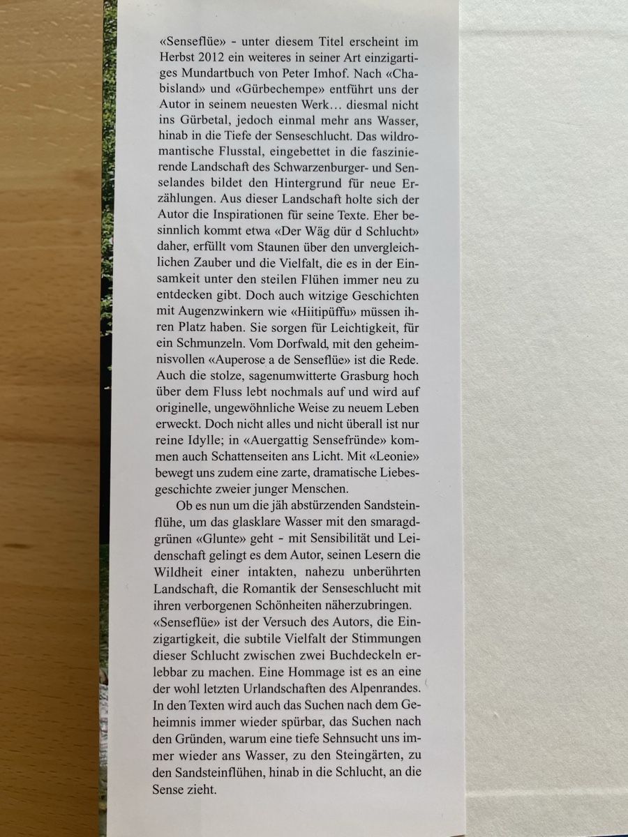 Libri: Senseflüe - Peter Imhof  – Usato da Schwarzenburg venduto da Michellu 3