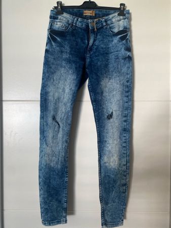 Damen Jeans Janina Skinny Used Look Grösse 40