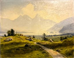 Lauerzersee mit den Mythen, 1910 | Balz Stäger