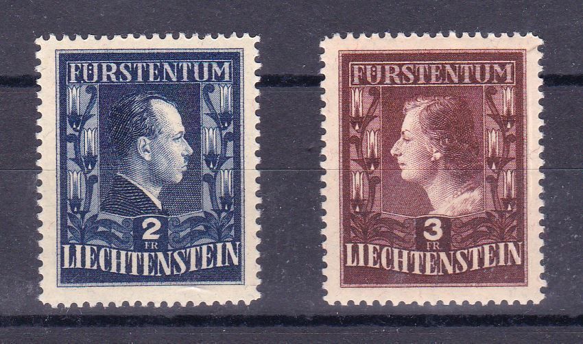 Tutti i francobolli: FL 248A+249A postfrisch, SBK 330.- – Usato da Wenslingen venduto da riger11