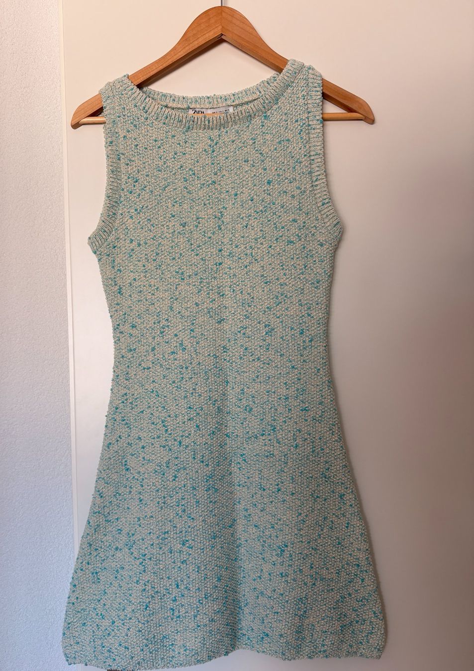 Zara Vestiti: Zara robe mini en maille turquoise – Usato da Martigny venduto da fan_lxx6 1