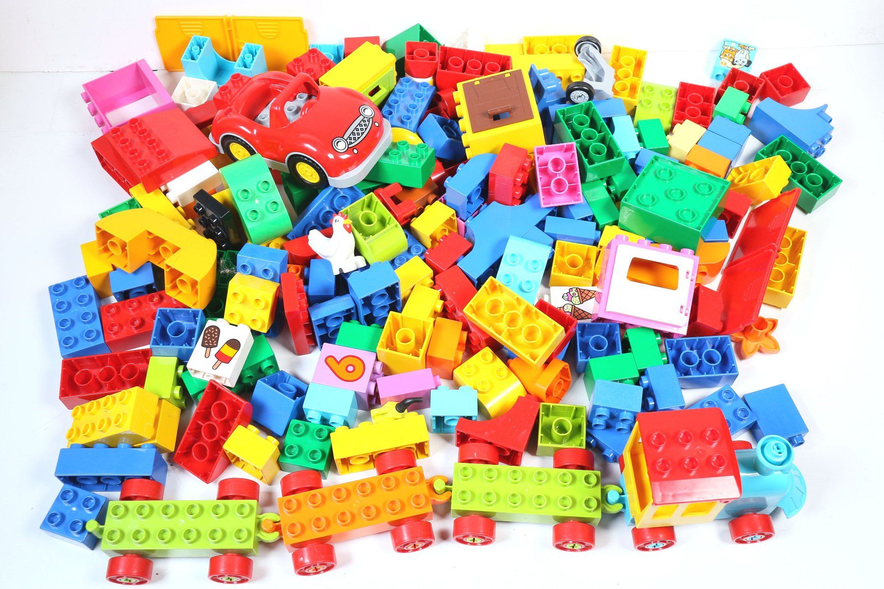 Lego Kit di costruzioni: Duplosteine mit Auto und Eisenbahn – Usato da Hettlingen venduto da Scholi99 3