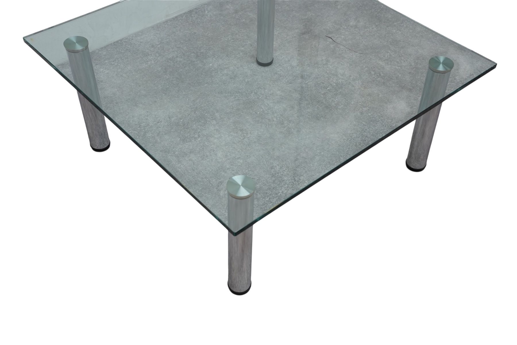 Tables: Table basse carrée d’influence italienne, 1980’s – D'occasion à Bulle par ABELiAM 5