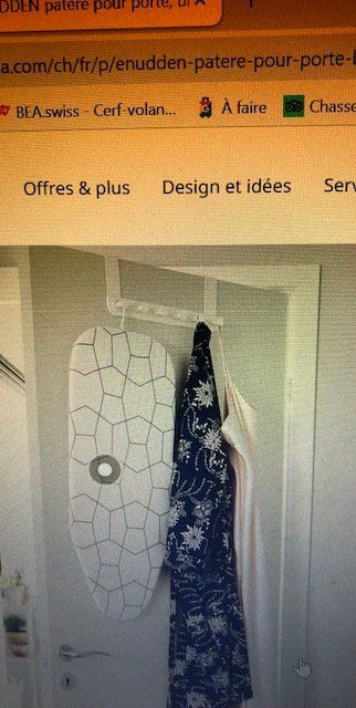 Eisenwaren: Patère blanc à 6 crochets pour porte. Jamais utilisé. Neuve – Gebraucht aus Aigle von Tchamille 3