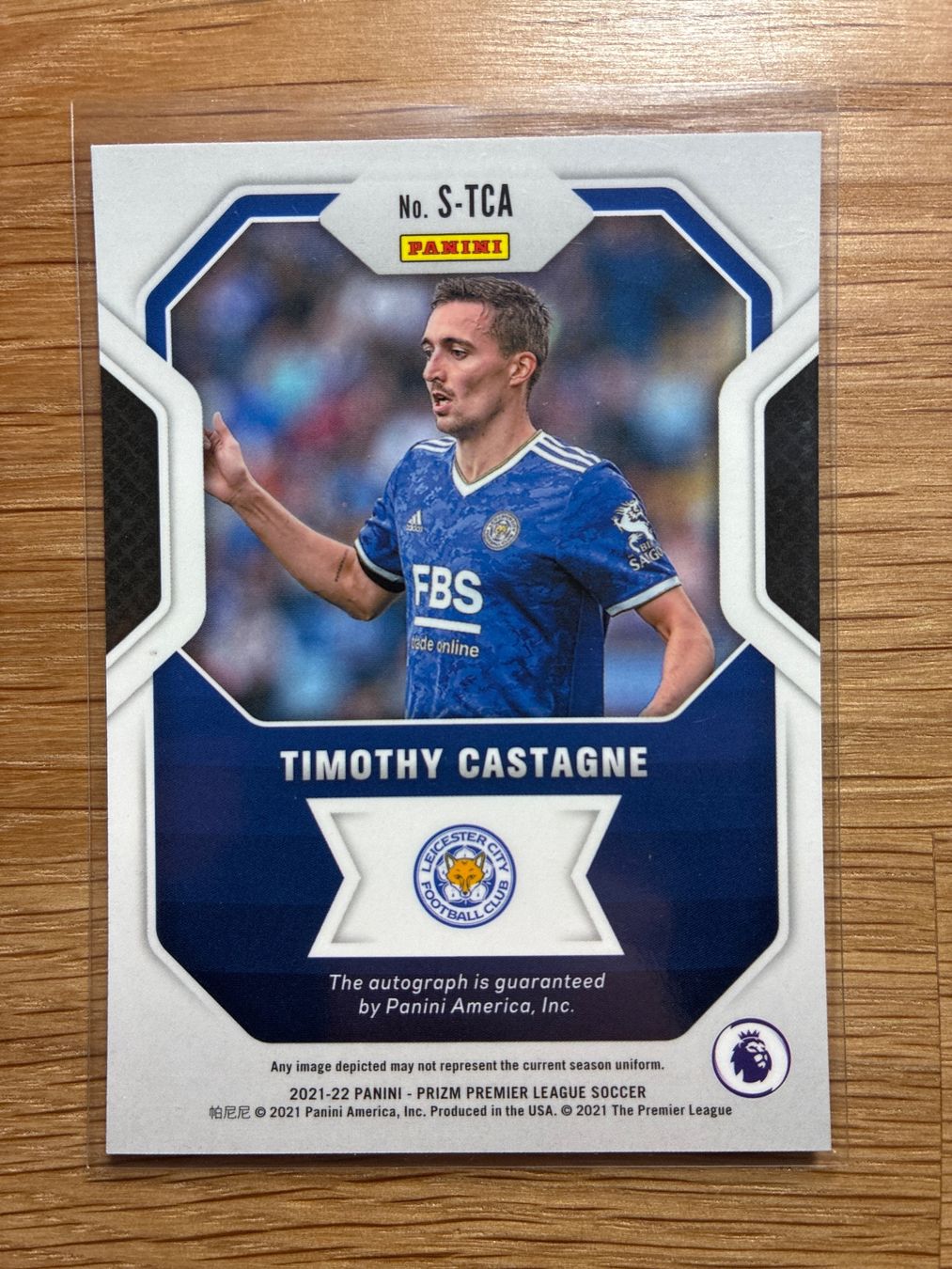 Topps Carte collezionabili: Panini Prizm Timothy Castagne Autogramm – Usato da Wangenried venduto da Garagara 1