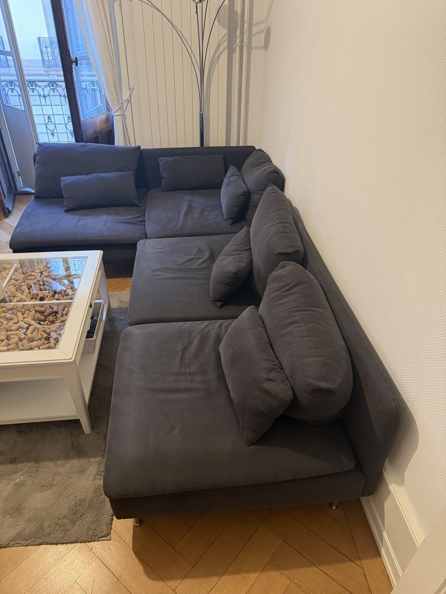 Ikea Divani: IKEA SÖDERHAMN - 6-seater dark grey – Usato da Genève venduto da ana_ztm8 1
