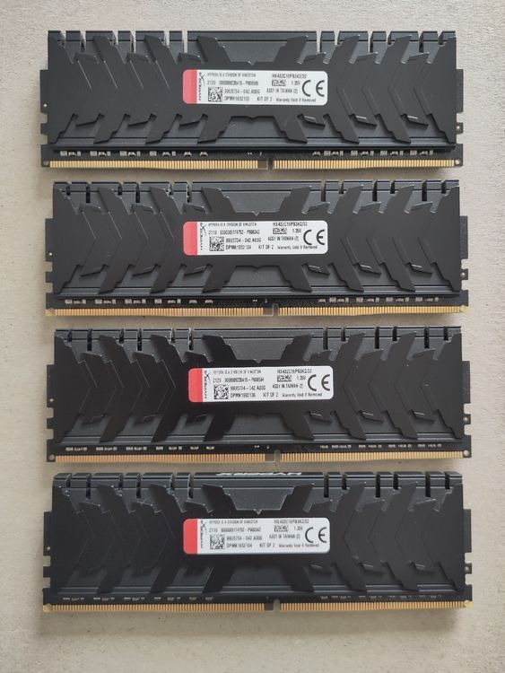 Hyperx Memoria / RAM: HyperX Predator DDR4 4x16 GB (64GB) – Usato da Zürich venduto da MiboBibo4 1