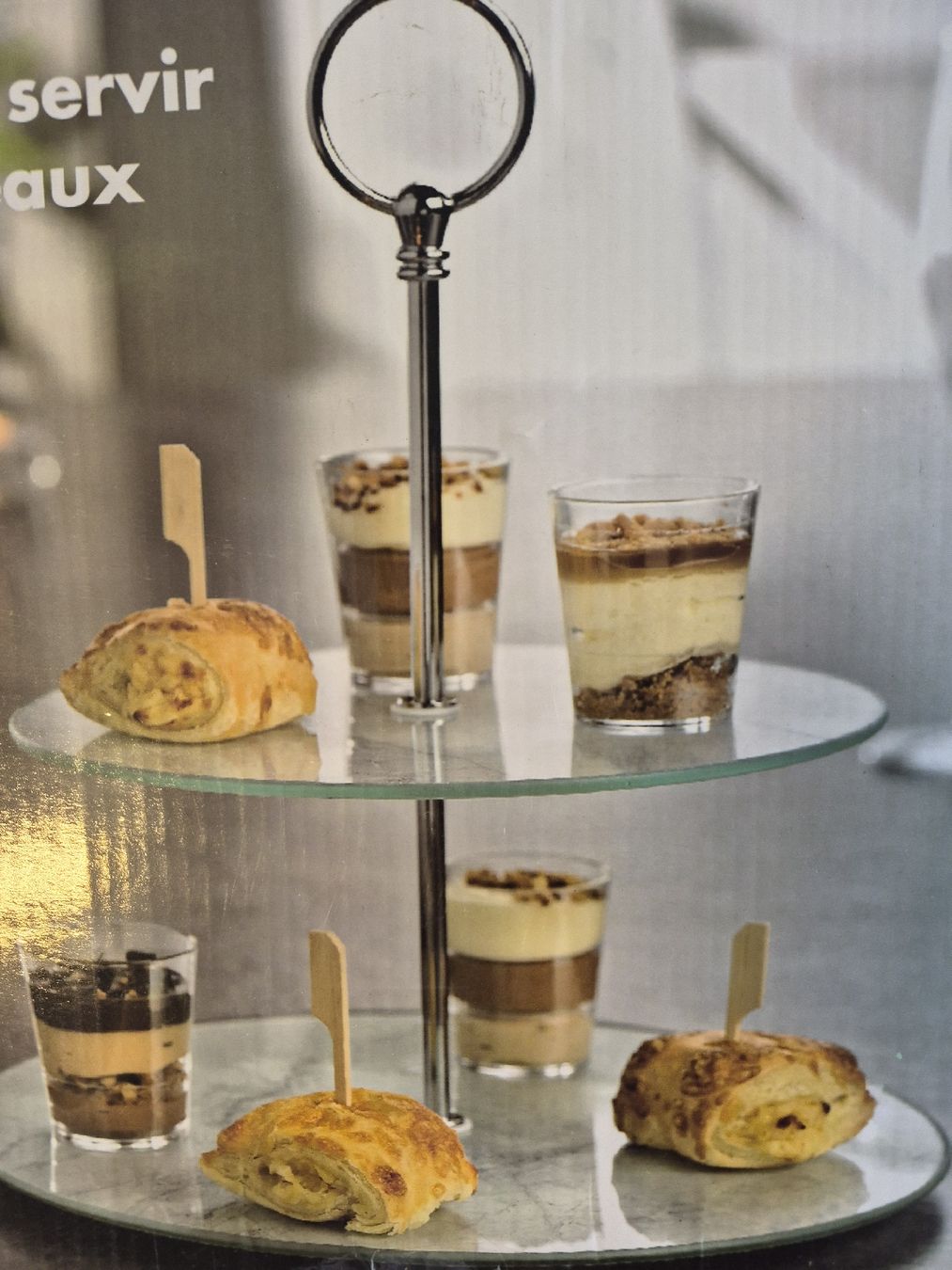 Piatti di portata: Deux Plats à 2 niveaux ' Casa ' – Nuovo (secondo la descrizione) da St-Prex venduto da natali78