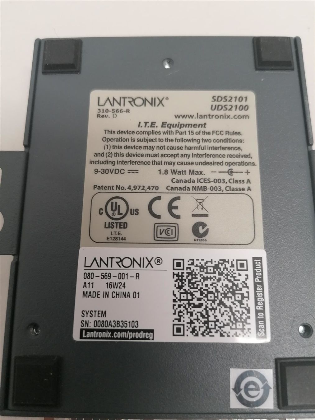 Docking station: LANTRONIX UDS2100 / 2 x Seriel zu LAN – Usato da Niederdorf venduto da LeptonAG 3