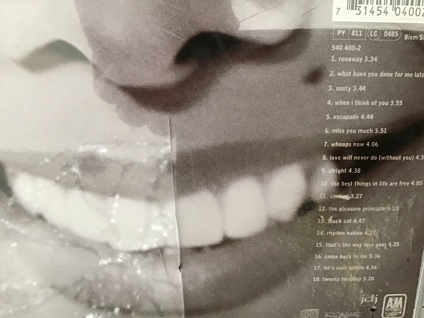 CD: janet jackson – Usato da Thierachern venduto da sweden08 1