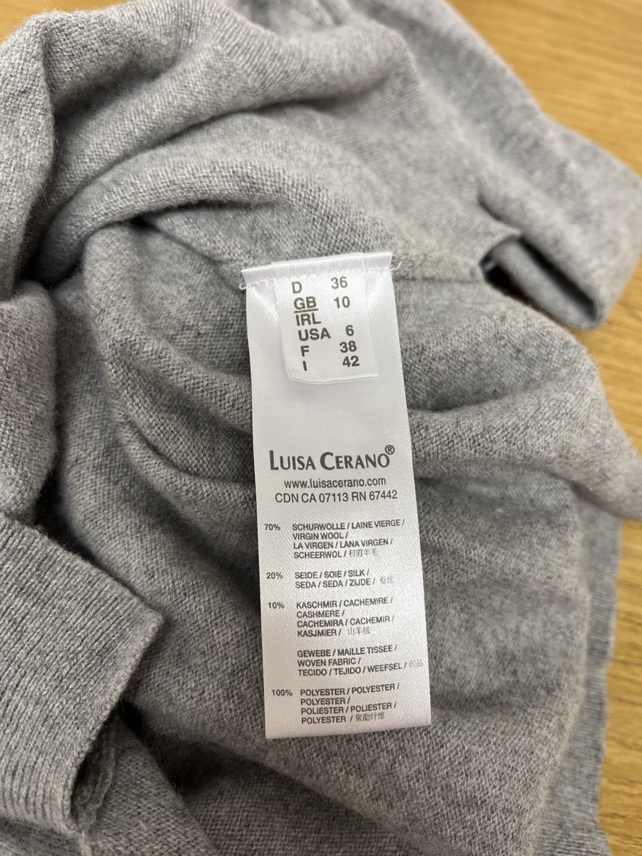 Luisa Cerano Maglioni & Felpe: Grauer Pullover Luisa Cerano Grösse 36 – Usato da Teufenthal AG venduto da Nanahu 6