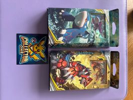 Pokemon Decks mega Rare Cosmoc Eclipse Duo Groudon Kyogre
