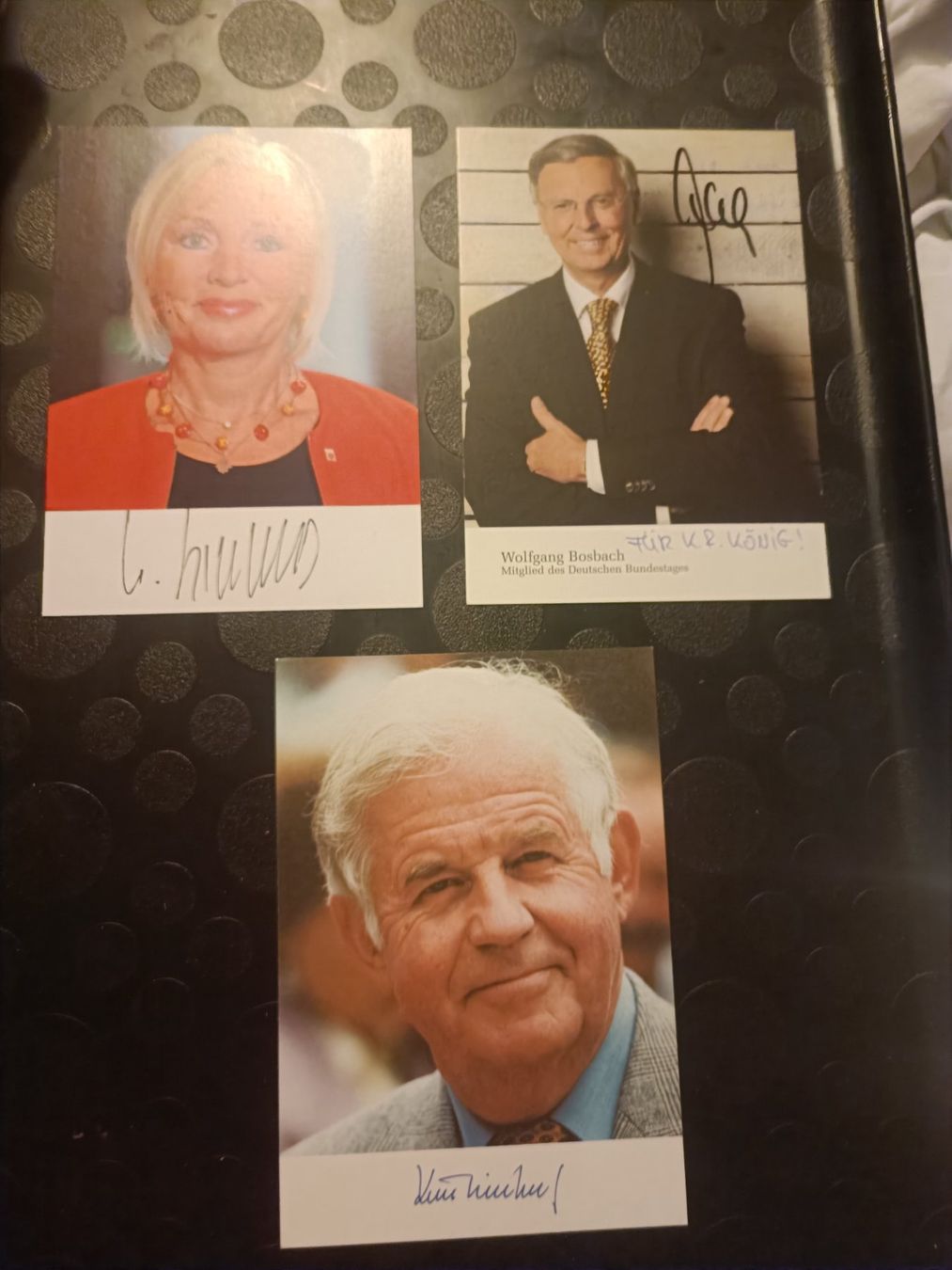 Autographes: Politik DE - handsignierte Autogrammkarten Set – D'occasion à Menziken par Artographs