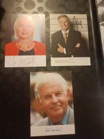 Politik DE - handsignierte Autogrammkarten Set